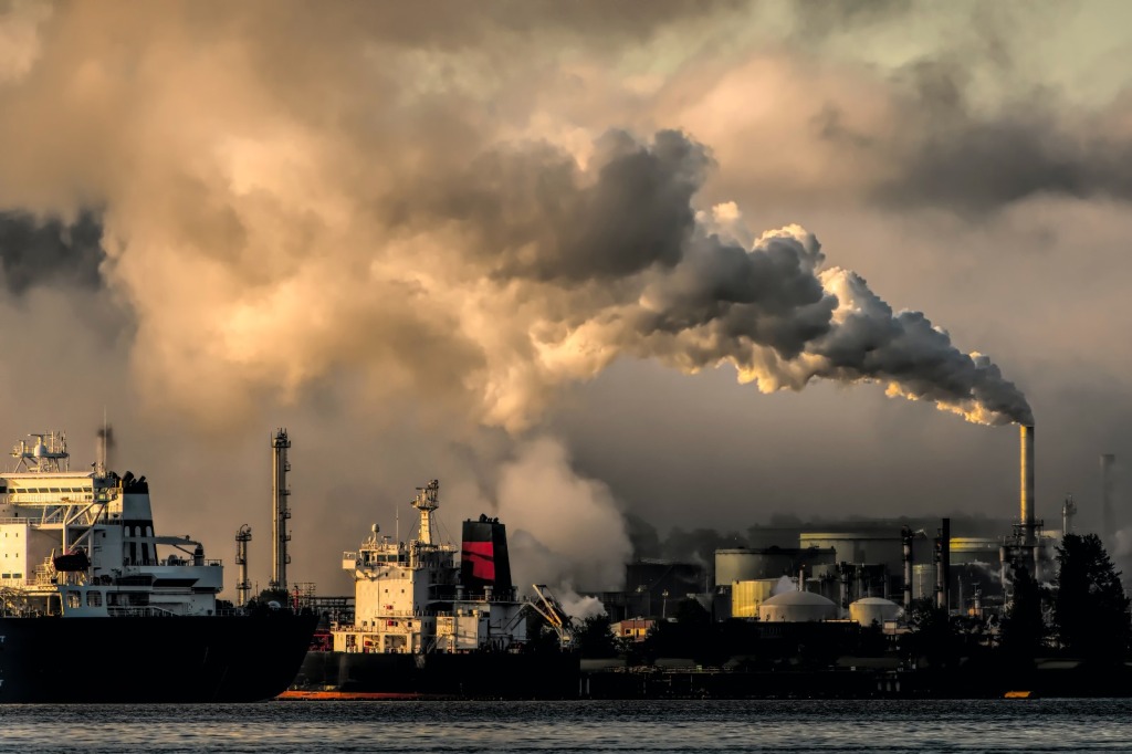 Uitstoot fossiele brandstoffen bedrijven - foto Chris Leboutillier op unsplash